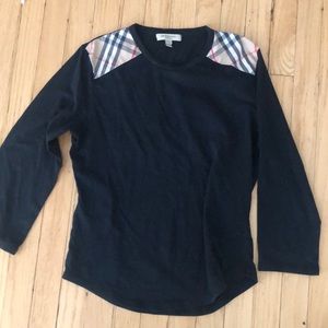Burberry Tops - Burberry Shoulder Pads Black long sleeve Burberry Tops - Burberry Shoulder Pads Black long sleeve